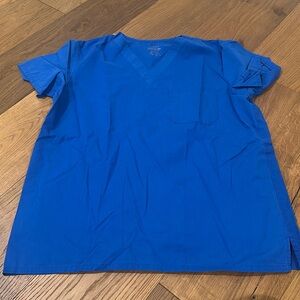 Lydia’s Scrub Top. Medium. Royal Blue. Good condition